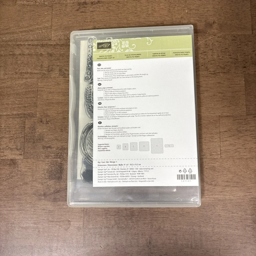 Stampin' Up! Sweetie Pie #136849 & Sweetie Pie Frames #137121